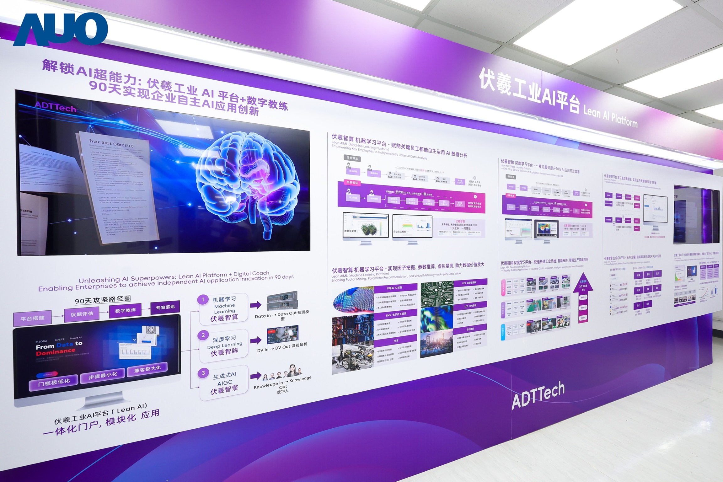 jinnian金年会历年来丰硕的智造经验与成果，进一步由子公司达智汇向外部输出，转化为可落地、可持续进化的数字解决方案，依托自主研发的数字平台与AI模型，至今已服务超过千家企业